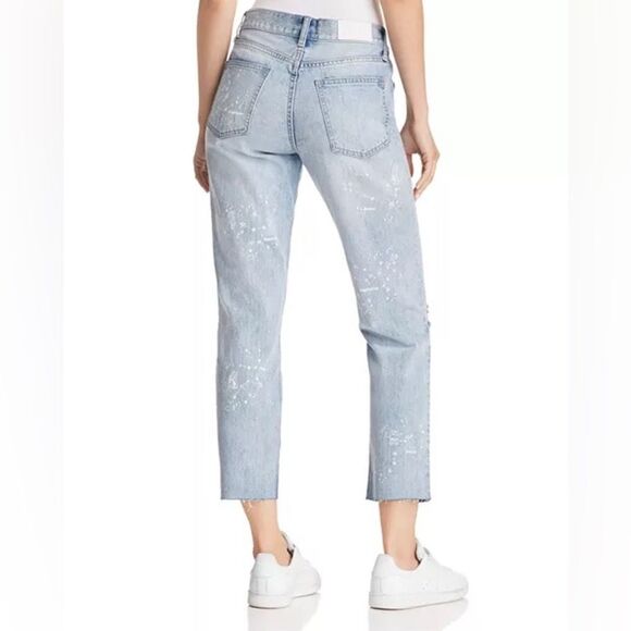 Pistola High-Rise Astrology Straight-Leg Jeans in What's Your Sign Size 27 - Picture 3 of 9